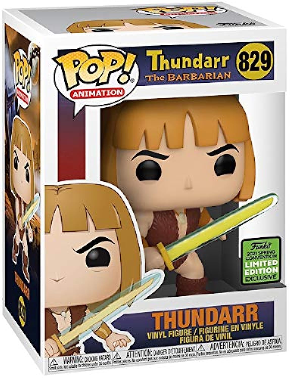 Pop Animation Thundarr The Barbarian 3.75 Inch Action Figure Exclusive - Thundarr #829