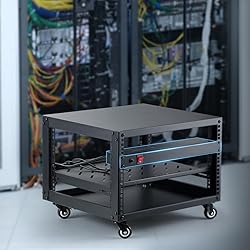 VEVOR 8 Outlet Horizontal 1U Rack Mount PDU Power