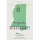 Lucky Feather Delaware State Shaped Necklace | 14k Gold-Dipped Pendant Necklace | 16”-18” Adjustable Necklace Chain | State Love Fashion Jewelry For Women | Dainty Necklace For Women | Great Gift Idea