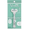 Gillette Venus Deluxe Smooth Sensitive Womens Razor Handle + 3 Blade Refills