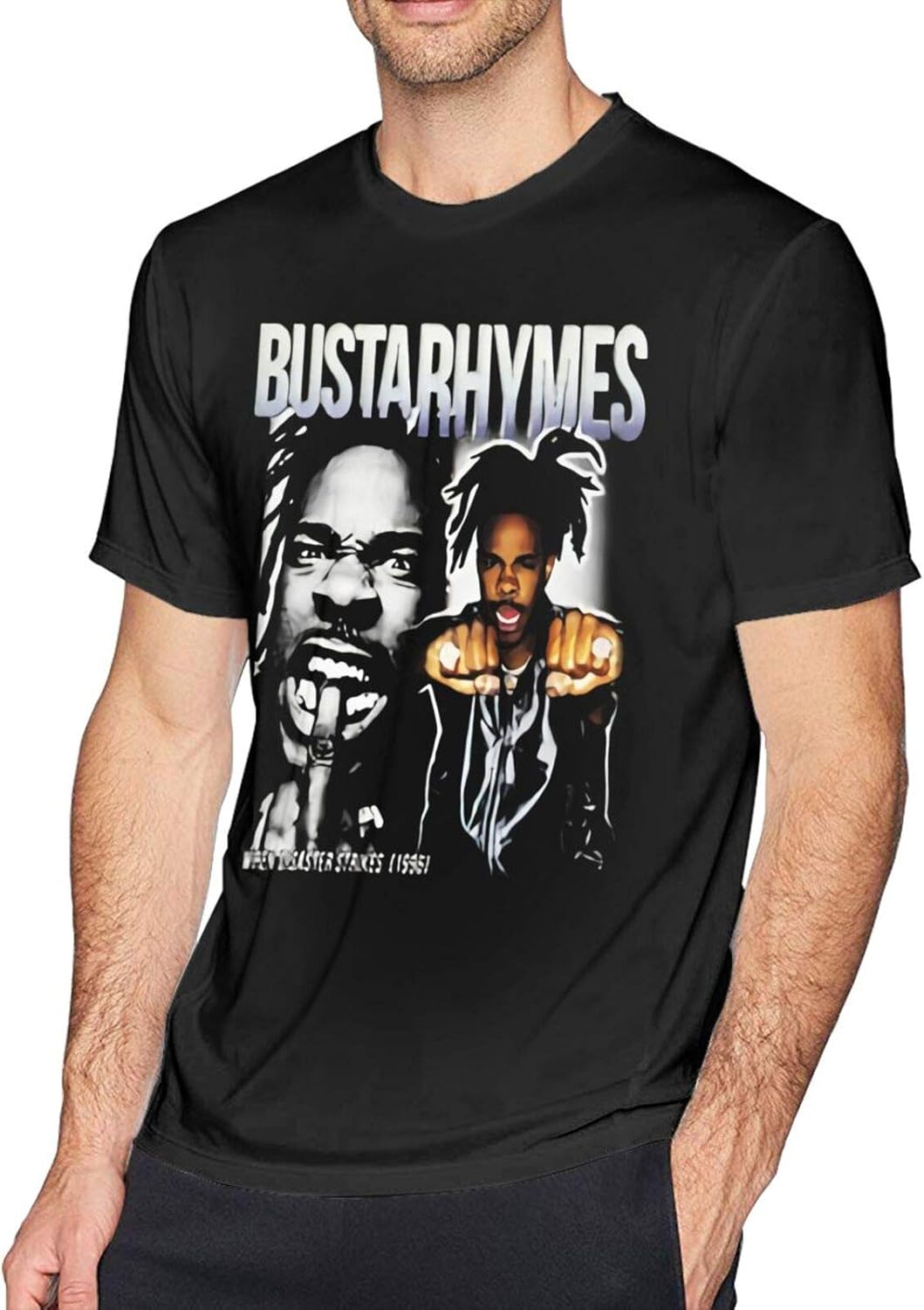 Busta Rhymes 2020 Comfort Men's Cotton Sport Short Sleeve tShirt Black