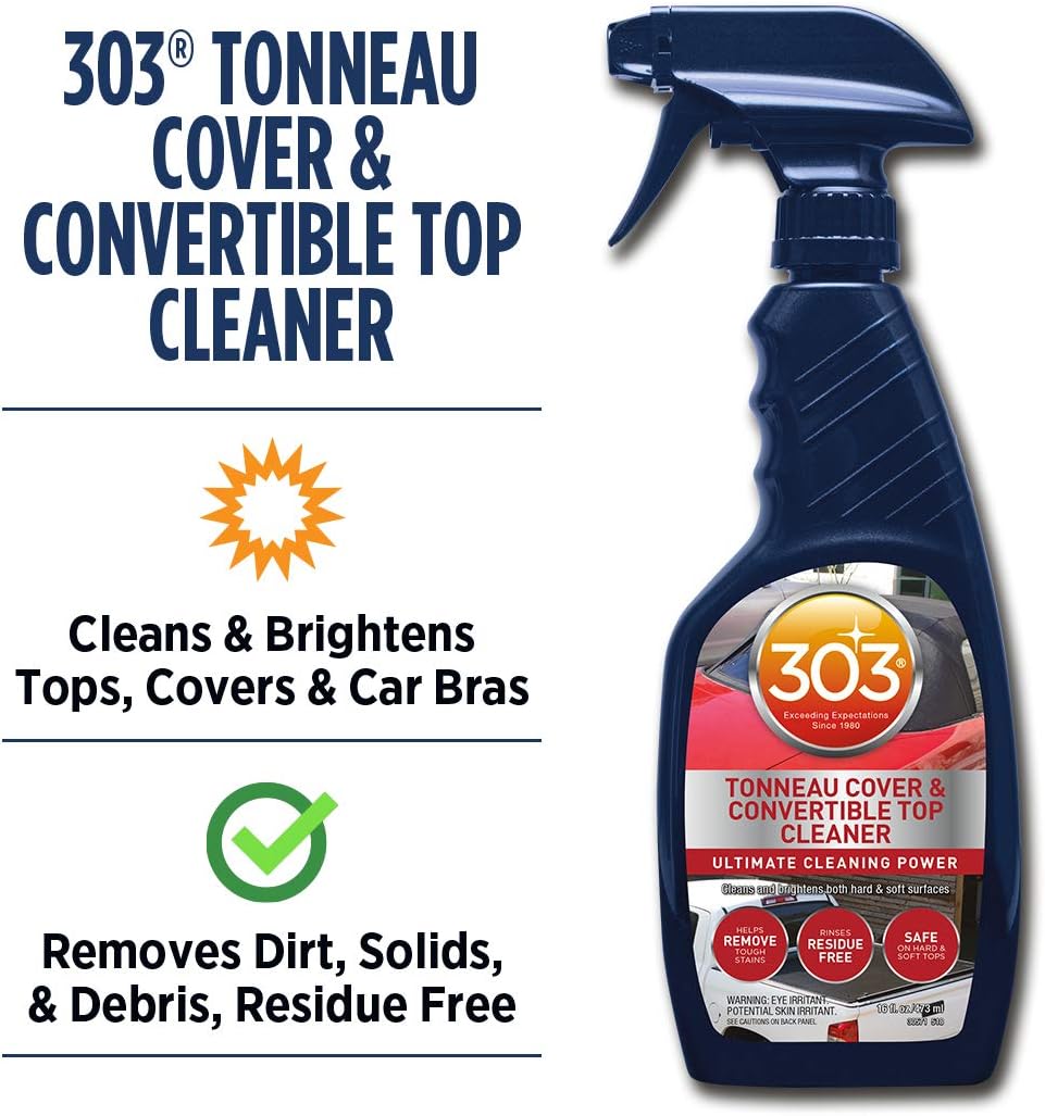 Amazon Com 303 Products 30571 Tonneau Cover And Convertible Top Cleaner Vinyl And Fabric Top Cleaner 16 Fl Oz Pack Of 6 Automotive
