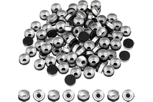 PATIKIL 150 Pcs Plastic Vial Caps, 13mm Aluminum Plastic Vial Top Caps Vial Seals for Lab Glass Vial Oral Liquid Bottles Free