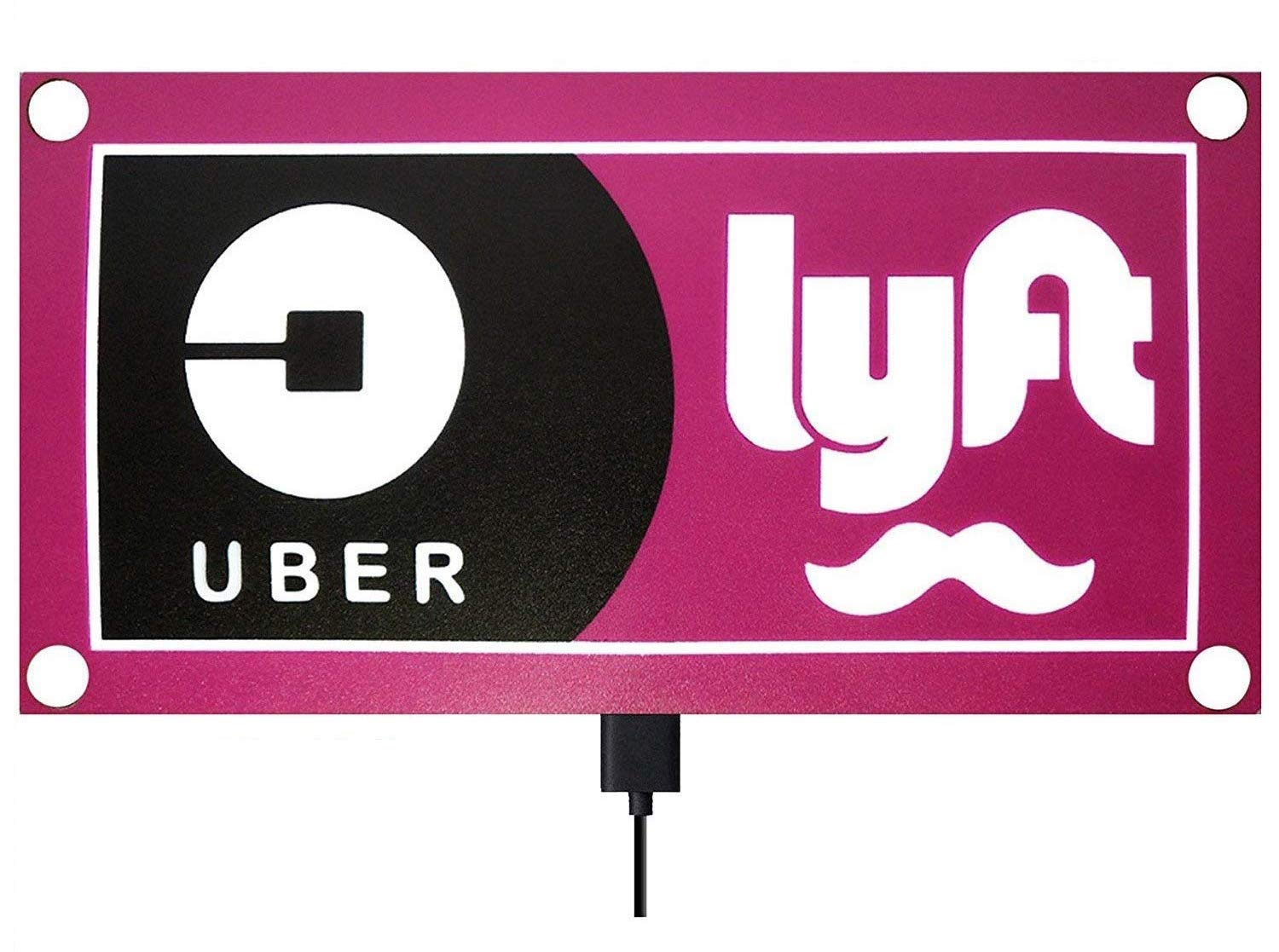 Uber Lyft Glow LED Driver Light Removable Sign Logo With Suction Cup uber-lyft-glow-led-driver-light-removable-sign-logo-with-suction-cup