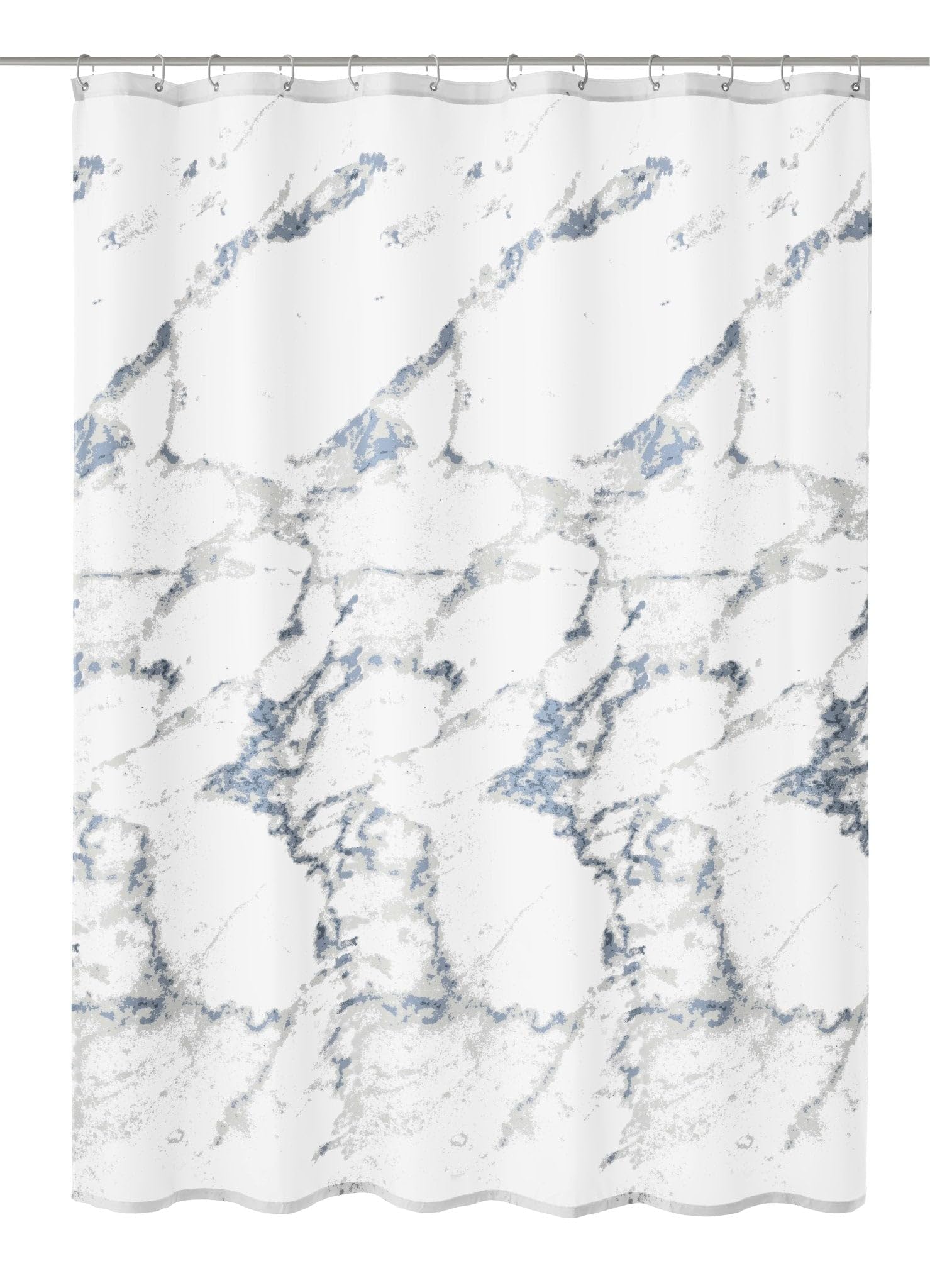 Kleine Wolke Marble Shower Curtain 180 x 200 cm Anthracite
