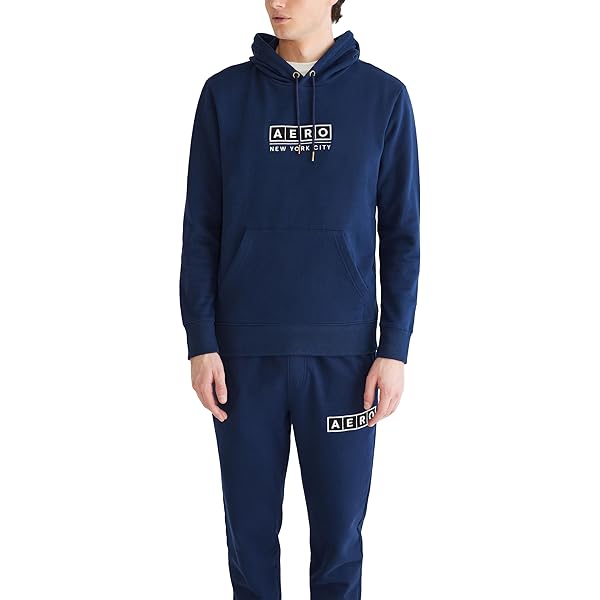 Sweat à Capuche Aéropostale 1987 Marled Pop Over - Couleur Pêche - Neuf Avec étiquette Taille S/M
