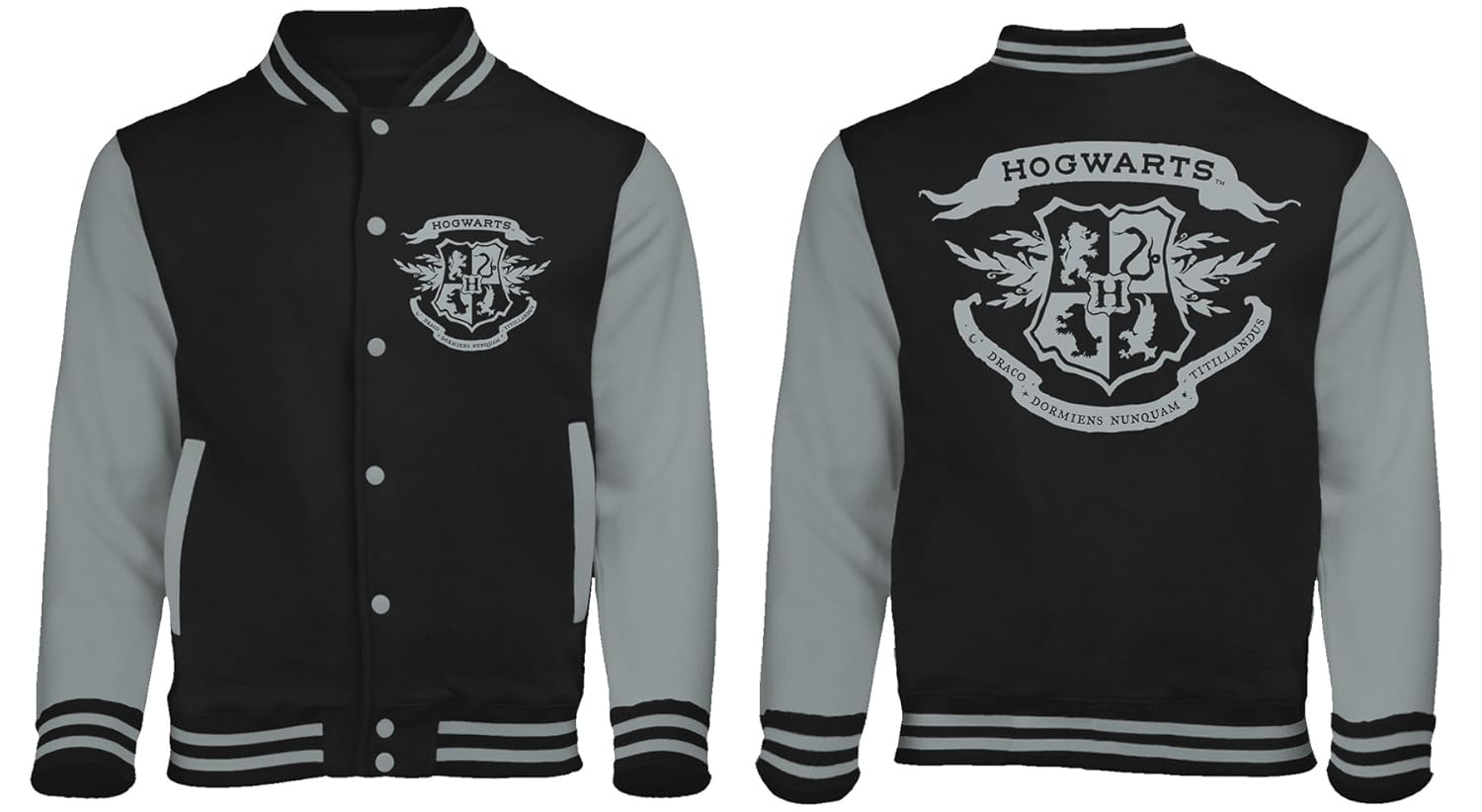 Harry Potter 'Hogwarts Crest' Baseball Style Varsity Jacket Amazon.co