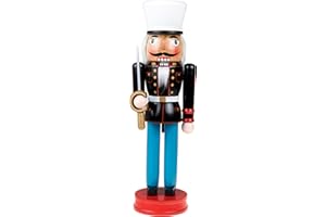 Clever Creations US Marine 15 Inch Traditional Wooden Nutcracker, Festive Christmas Décor for Shelves and Tables
