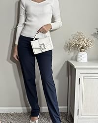 G4Free Work Pants Women High Waisted Trousers Pants