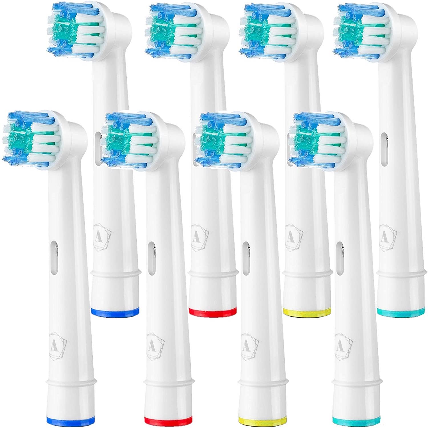 Toothbrush Head Compatible with Oral B - 8 Pack Aster Replacement Electric Professional Toothbrush Heads Deep and Precise Cleaning Brush Heads Toothbrush Heads (Not Compatible with Pulsonic and iO)
