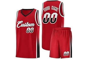 Custom Your Own Team Basketball Jersey Sets Personalized Name Number Basketball Shirt Shorts for Men Women Youth