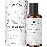 Hotel Fragrance Diffuser - Dubai Essential Oils Scent - Luxury Hotel Inspired Home Aromatherapy Diffuser Oil - Galbanum, Sandalwood, Musk - for Diffuser, Humidifier, Ultrasonic, Reed - 150ML