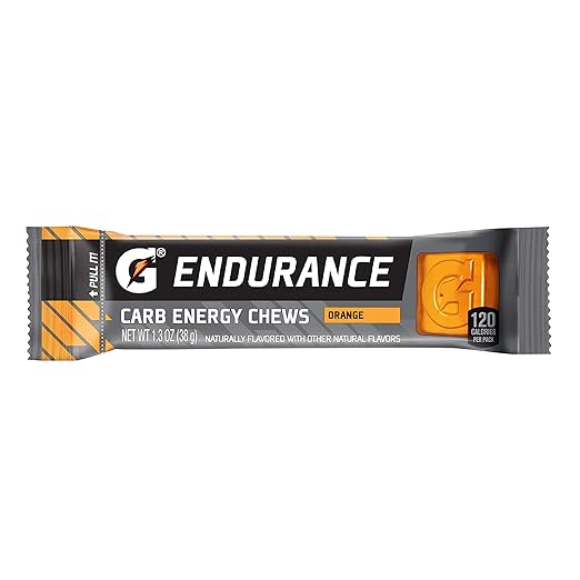 Gatorade Endurance Carb Energy Chews, Orange, 21 Count