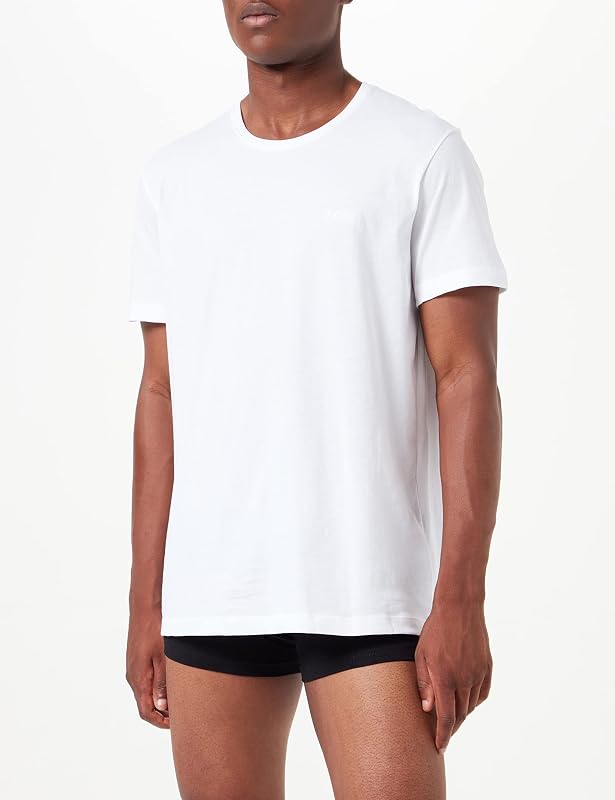 Herren T-Shirt Rn 2p Co T-Shirt, New White100, M