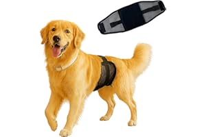 Colenumone Dog Diapers Male – Reusable & Washable Belly Bands for Dogs, Breathable Air-Mesh Fabric, High Absorbing, for Doggie & Puppy in Incontinence or Excitable Urination and Training（XS）