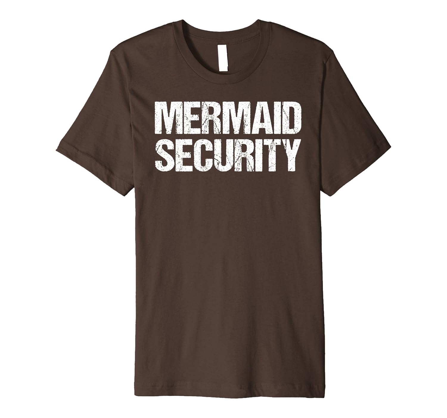 Mermaid Security Premium Shirt Dad Party Fathers Day Gift-anz