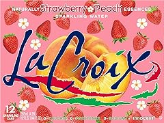 La Croix Sparkling Water, Strawberry Peach, 12 Fl Oz (pack of 12)