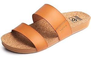 Ustogi Flatform Platform Sandals Women Arch Support Beach Slides Orthotic Summer Causal Cork Footbed Adjustable Lightweight Thick Sole Comfortable Fashion Slip on Cushion Cute 2 Strap
