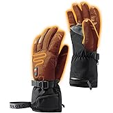 ORORO Heated Gloves for Men and Women, Electric Gloves for Hiking, Skiing, Motorcycle with Battery