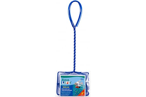 Penn-Plax Quick Net Fish Tank Aquarium Wire Mesh Catch Net, 4-Inch