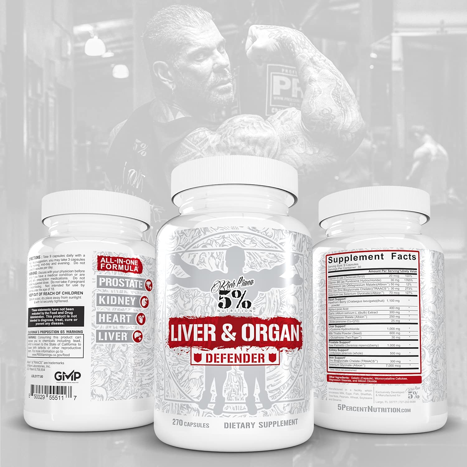 5% Nutrition Liver & Organ Defender Cycle Support (270 Capsules)