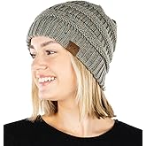 Funky Junque Confetti Knit Beanie for Women – Colorful Slouchy Cute Beanies, Cable Knitted Womens Winter Hats, Cozy Fashion