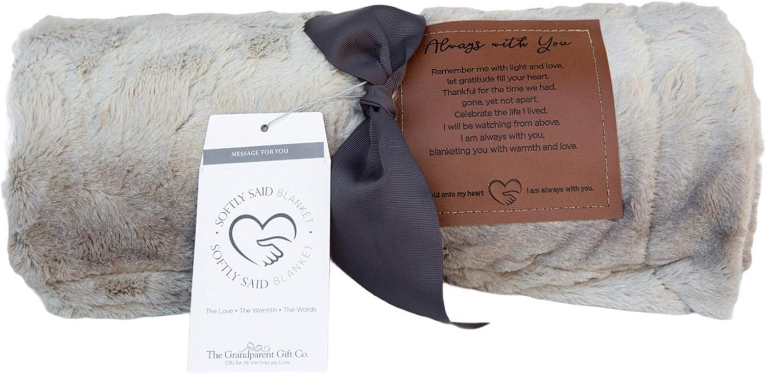 Personalized Bereavement throw blanket for memories o aLoss of a Loved