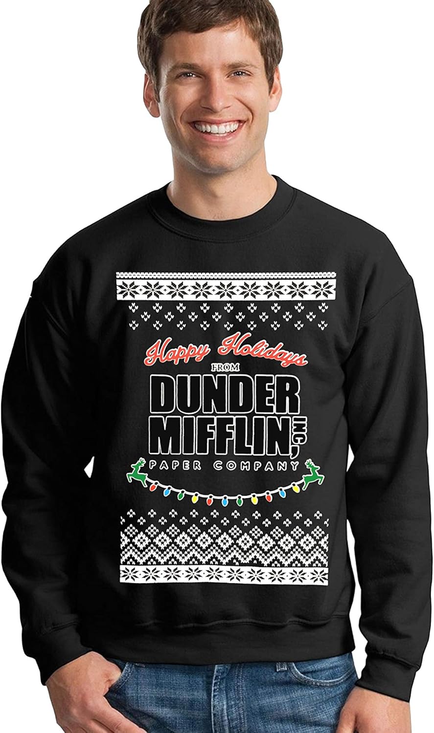 dunder mifflin christmas sweatshirt