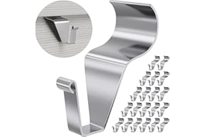 Vinyl Siding Clips Hooks (20 Pack), Heavy Duty No-Drill No Hole Damage-Free Siding Hangers for Outdoor Wall Lights Wreaths Ga