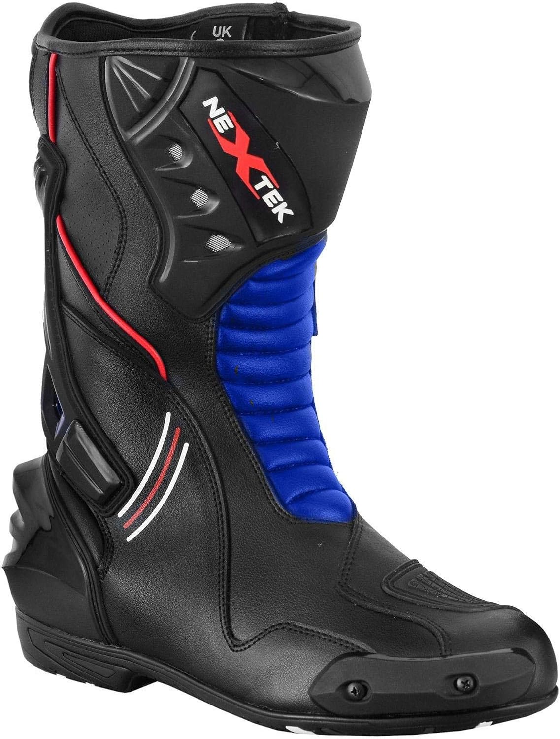 Mens Waterproof Motorbike Motorcycle Armoured Leather Boot Touring