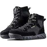 FREE SOLDIER Waterproof Hiking Work Boots Men's Tactical Boots 6 Inches Lightweight Military Boots Breathable Desert Boots