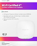 HPE Aruba Instant On AP22 2x2 WiFi 6 Indoor Access Point RW02A view 4