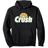 Crush Orange Slice Graphic Throwback Design Pullover Hoodie