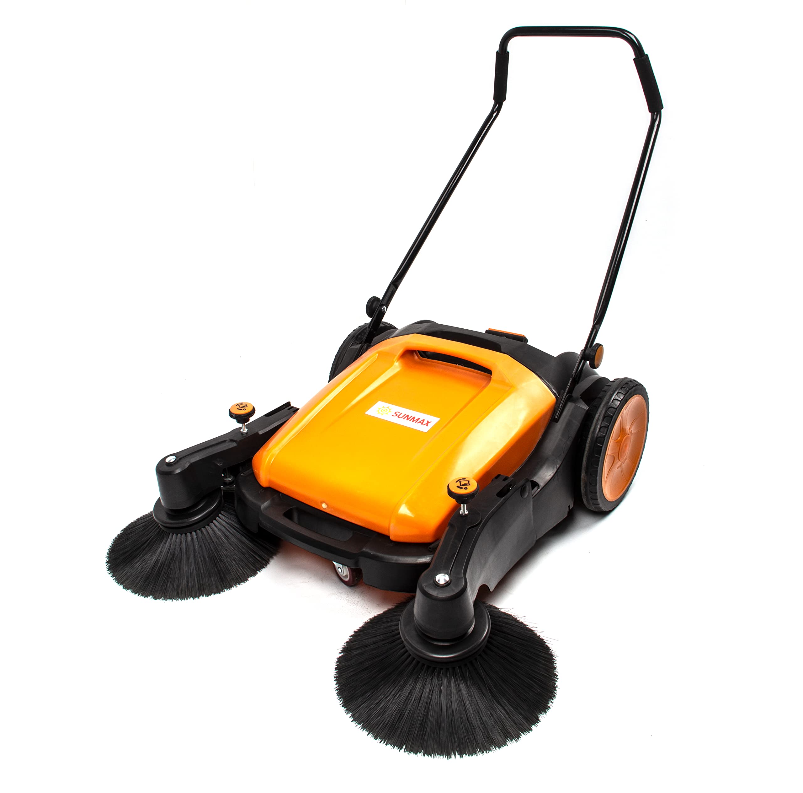 SUNMAX RT980 Industrial Floor Sweeper with Triple Brooms, 38