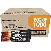 Nescafe Instant Coffee Packets, Taster's Choice Light Roast, Bulk Pack, 1.5 g Packets (Pack of 1000)