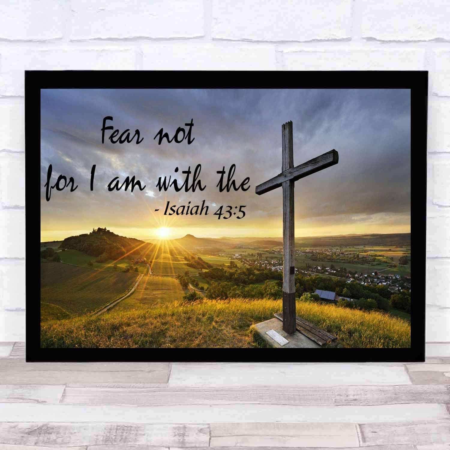 bible verse fear not for i am with thee