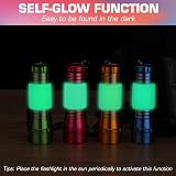 EverBrite 4-Pack Mini LED Torches Aluminum Pocket Flashlights Batteries Included view 4