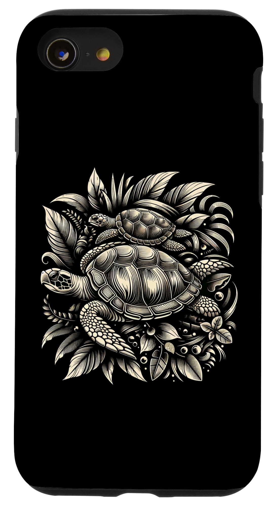iPhone SE (2020) / 7 / 8 Sea Turtle Retro Tortoise Vintage Men Women Kids Boys Girls Case