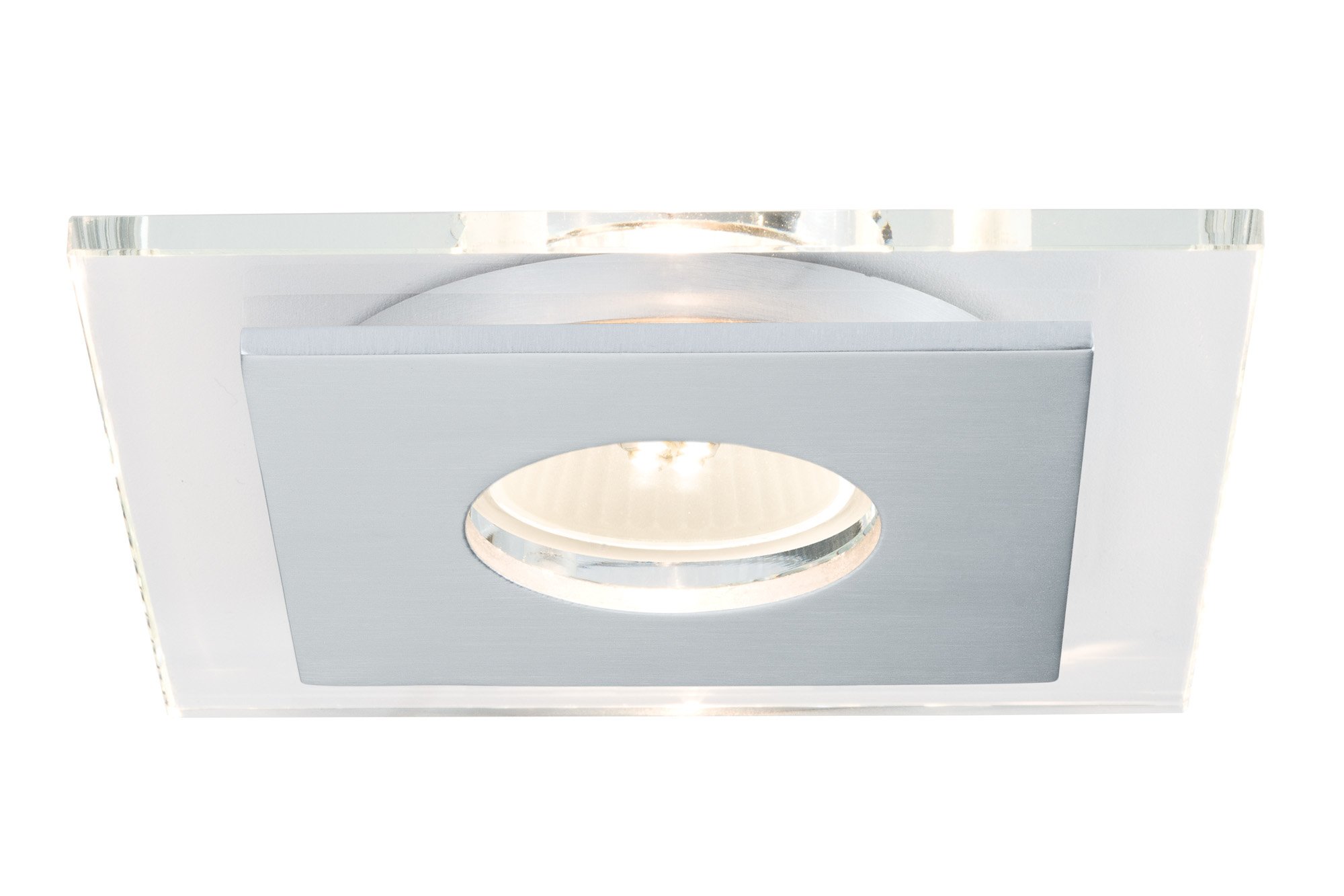 Paulmann 927.27, Glass, GU10 Recessed Spot Light, Silver