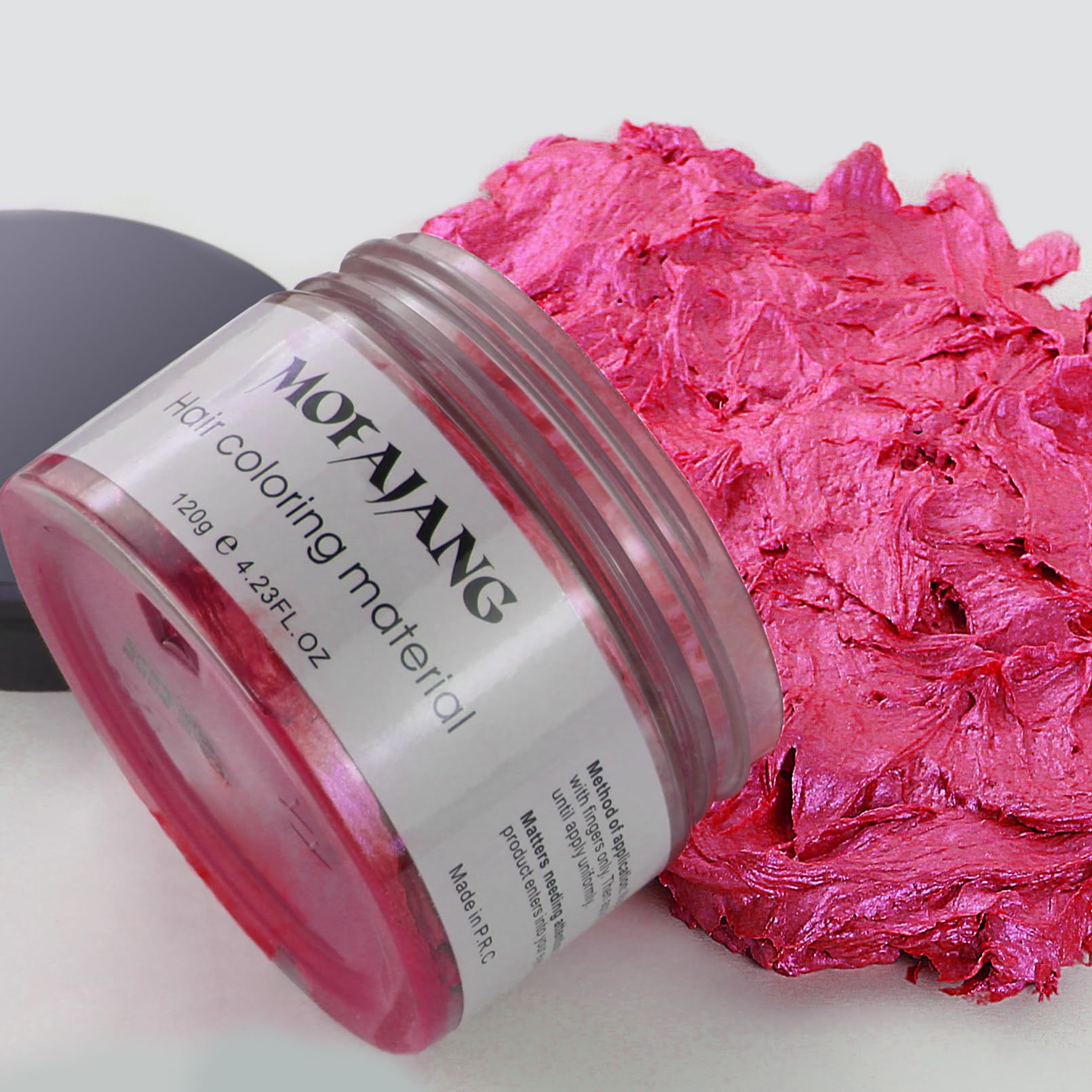 Red Temporary Hair Color Wax - SOVONCARE Washable Hair Dye for Men & Women, All-Day Hold Disposable Hair Styling Clays for Party, Cosplay & Daily 4.23 oz