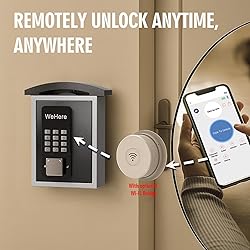 WeHere Key Lock Box Wall Mount with Key Drop