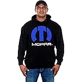 JH Design Men's Mopar Logo Hoodies in 3 Styles Pullover and Zip- Up Sweatshirts