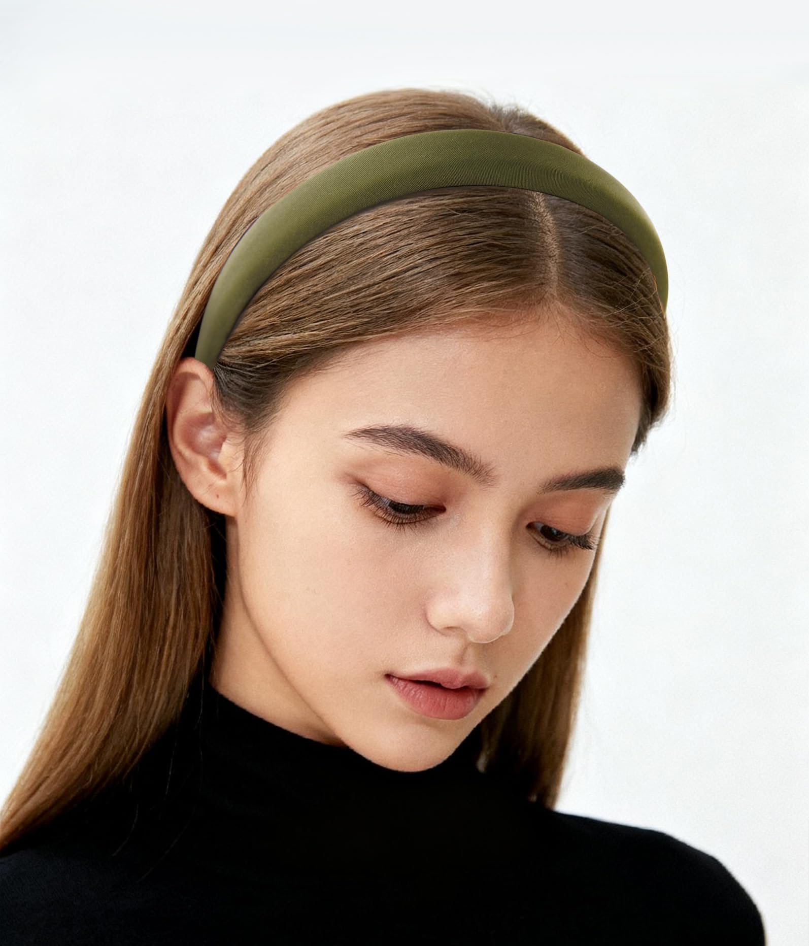 axy Headband with Fabric Padded Candy Colours – Beautiful Women's Headband Hair Accessories Hair Band HRK7 (Oliver)