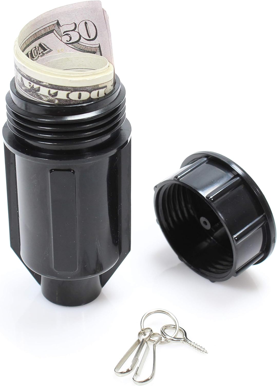 outdoor key holder on Diversion Safes Wyzworks Hide A Key Spare Cash Sprinkler Head Safe Holder Outdoor Compartment Safety Security