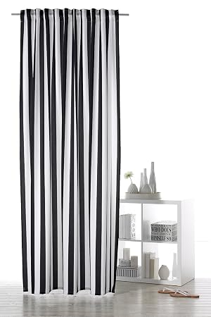 Amazon De Gardine Modischer Dekoschal Streifen Black White Mit