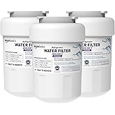 Amazon Basics Replacement Water Filter Cartridge Compatible with GE MWF Refrigerator, NSF Certified, No Leaks, Fits Perfectly, Compatible with GE and Kenmore, 3-Pack