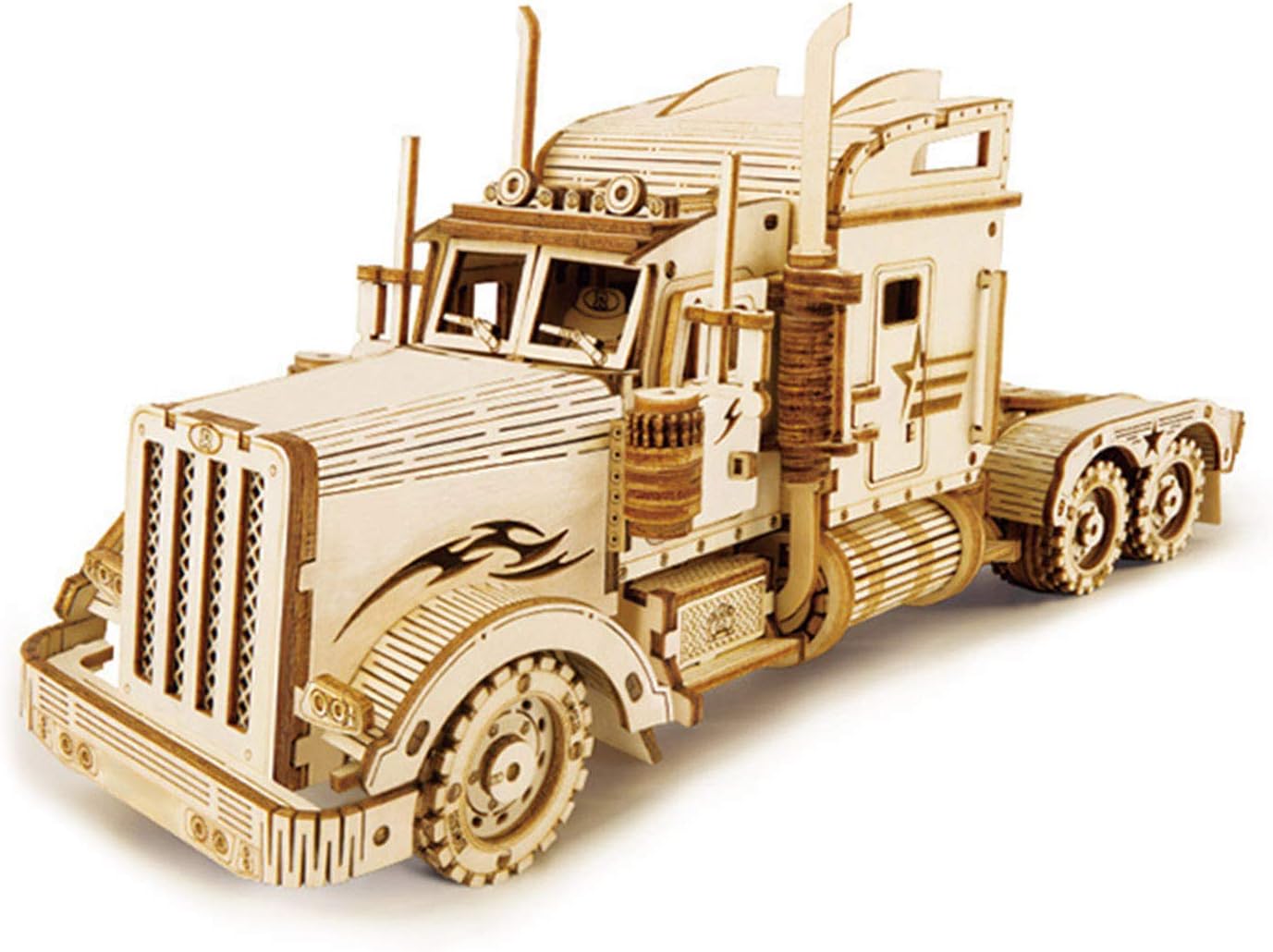 Chutoral Wooden Truck Model Kits Woodcraft Construction Kits Heavy Truck Model 3d Wooden Jigsaw Puzzle Building Kit For Adults Kids Teens Amazon Co Uk Kitchen Home