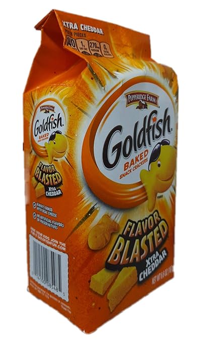 Pepperidge Farm Goldfish Aroma Blasted Xtra Cheddar 187g Amazon De Grocery amazon de