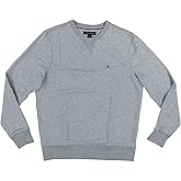 Tommy Hilfiger Mens Pullover Terry Cloth Sweatshirt (Small, Gray)