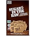 SUGAR IN THE RAW, Granulated Turbinado Cane Sugar Packets 200 Count (1 Pack)